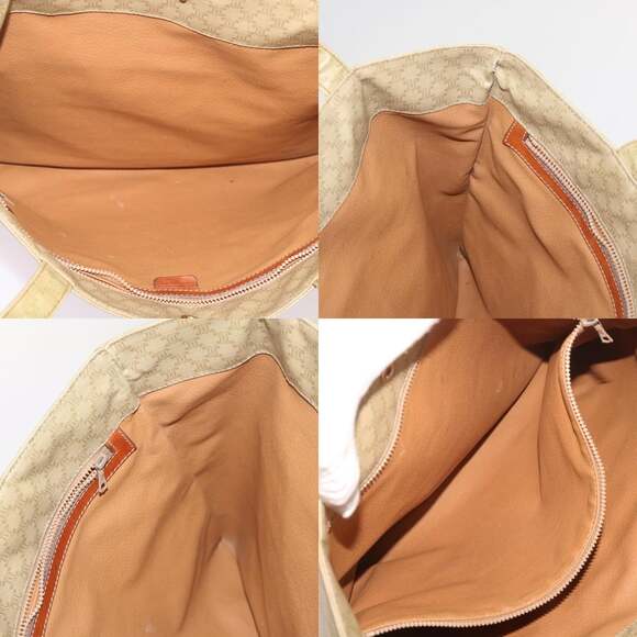 CELINE Macadam Canvas Tote Bag Beige - Picture 12 of 13